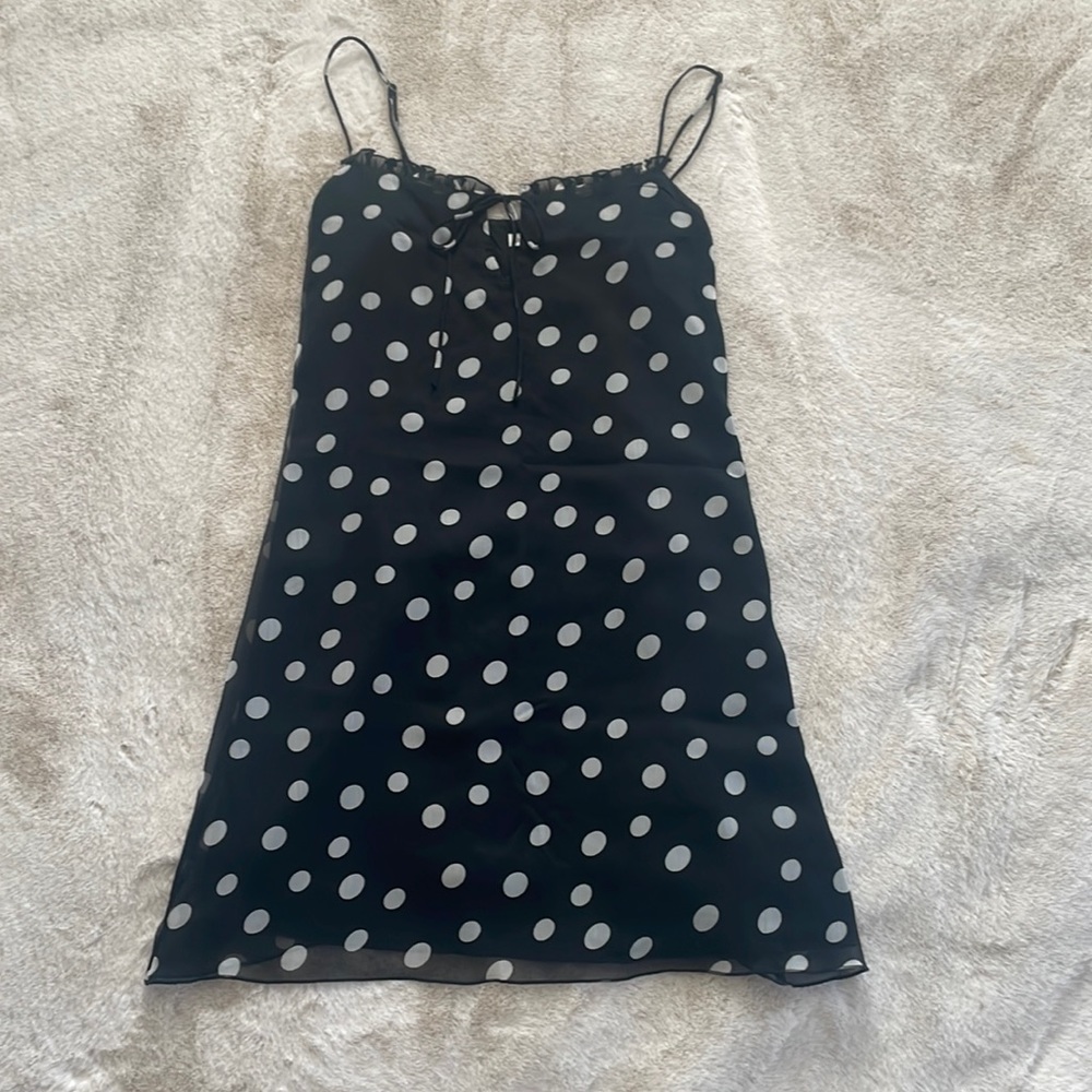 Abercrombie mini polka dot dress
